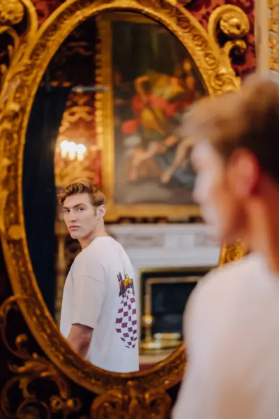 lifestyle photoGLOBAL Essential Tee - White