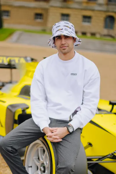 lifestyle photoLIVERY Essential Crew Neck - White