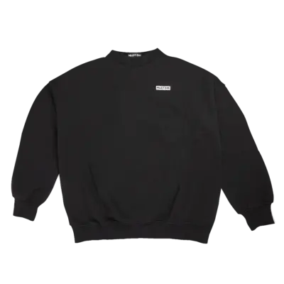 TRACK Essential Crew Neck - Black