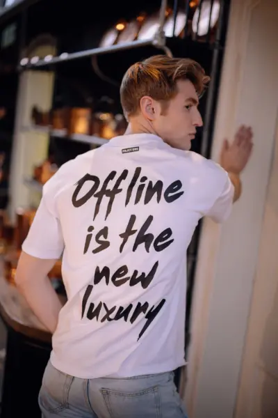 lifestyle photoOFFLINE Essential Tee - White